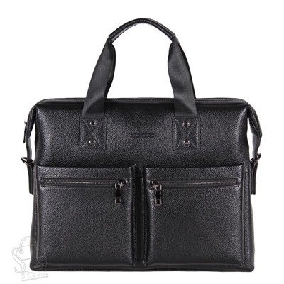 Портфель мужской кожаный 8919-3H black Heanbag