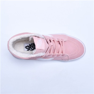 Кеды Vans Pink c мехом арт w109-17