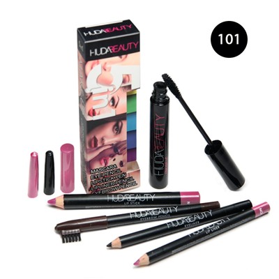 Косметический набор Huda Beauty 5в1  №101