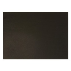 Картон цветной А4, 190 г/м2, немелованный, чёрный, цена за 1 лист