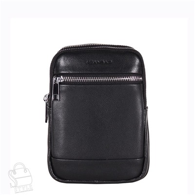 Сумка мужская кожаная 2023088-1BSH black Heanbag