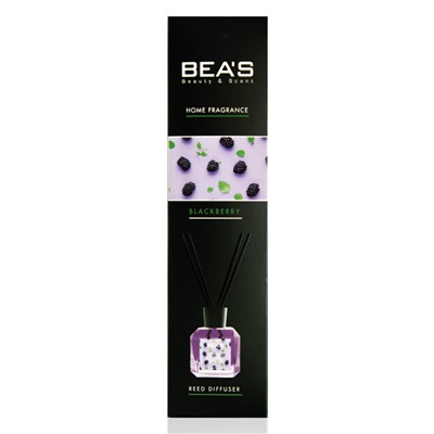 Ароматический диффузор с палочками Beas Blackberry - Ежевика 120 ml