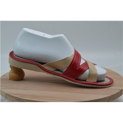 005-38  Обувь домашняя (Тапочки кожаные) размер 38