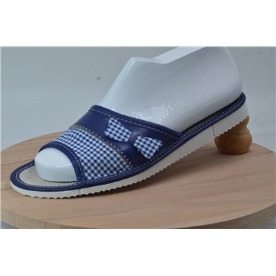 040-38  Обувь домашняя (Тапочки кожаные) размер 38
