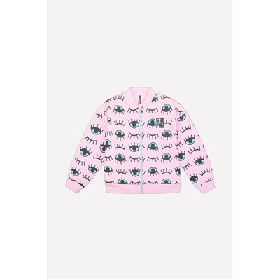 Куртка для девочки Crockid КР 300618 глаза на розовом облаке к203