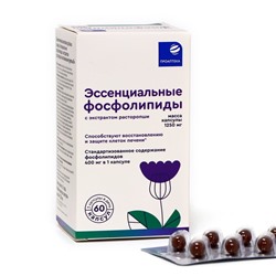 Эссенциальные фосфолипиды ПроАптека с экстрактом расторопши и витаминами группы В, 60 капсул 1024265