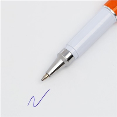 Ручка шариковая синяя паста 1.0 мм с колпачком «Тому, кто может все!» пластик
