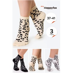 Набор женских носков 3 пары Happy Fox