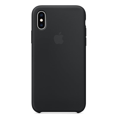 Силиконовый чехол для Айфон XS -Чёрный (Black)