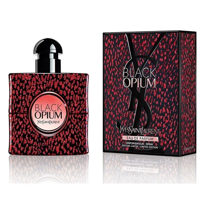 Женские духи   Yves Saint Laurent Black Opium Christmas Collector edp 90 ml A Plus