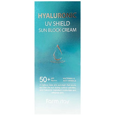 Солнцезащитный крем с гиалуроновой кислотой FarmStay Hyaluronic UV Shield Sun Block Cream SPF50,70g