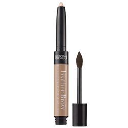 Набор для бровей Physicians Formula: пудра Feather Brow Fiber и хайлайтер Highlighter Duo, тон брюнет