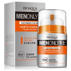 Крем увлажняющий Bioaqua Men Only Oil Control 50 гр (арт. 4083)