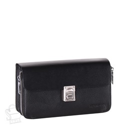 Клатч мужской кожаный 3509-2H black Heanbag