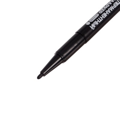 Маркер перманентный двухсторонний, Calligrata, 0.7 мм/2.0 мм, черный