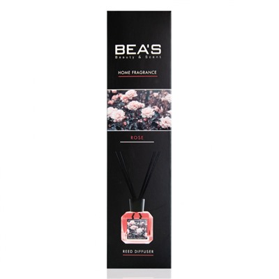 Ароматический диффузор с палочками Beas Rose - Роза 120 ml