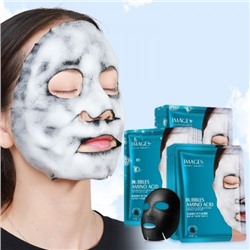 Пенящаяся кислородная маска для лица с бамбуковым углём и аминокисотами очищающая Images Bamboo Charcoal Bubble Mask
