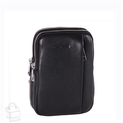 Сумка мужская кожаная 2023088-3BSH black Heanbag