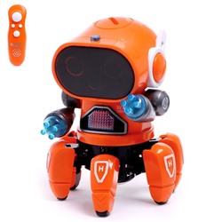 Робот радиоуправляемый "Осьминожик", световые и звуковые эффекты, цвета МИКС