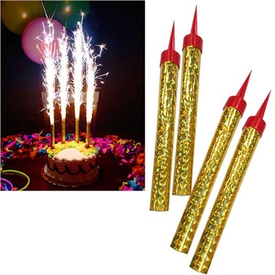 Фейерверк для торта Birthday Candle 6 штук 12 см.