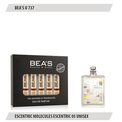 Парфюмерный набор Beas Escentric Molecules Escentric 05 Unisex 5*5 ml U 737