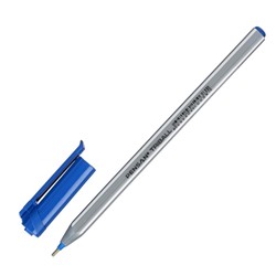 Ручка шариковая масляная Pensan Triball, узел-игла 1.0 мм, трёхгранная, чернила синие + дисплей