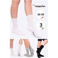Набор детских носков 3 пары Happy Fox
