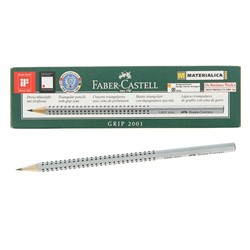 Карандаш чернографитный Faber-Castell профессиональные Grip 2001 2H трёхгранный корпус, массажные шашечки