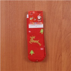Носки теплые С Рождеством (размер 27-30) арт b225-13