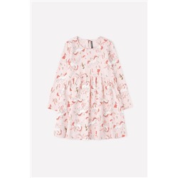 Платье для девочки Crockid КР 5714 светло-розовый, лесные истории к303