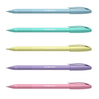 Ручка шариковая ErichKrause U-108 Pastel Stick 1.0, Ultra Glide, цвет чернил синий