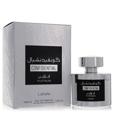 Lattafa Confidential Platinum edp for man 100 ml