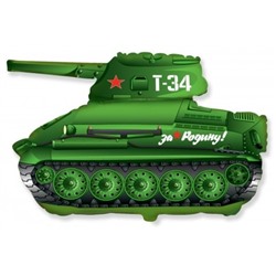 FM Фигура Танк Т-34 Зеленый  FlexMetal (Испания)