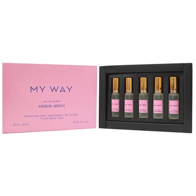 Парфюмерный набор Джорджо Армани My Way edp for women  5 x 12 ml