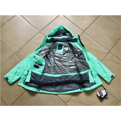 Теплая женская зимняя мембранная куртка High Experience цвет Light Green р. S (42)