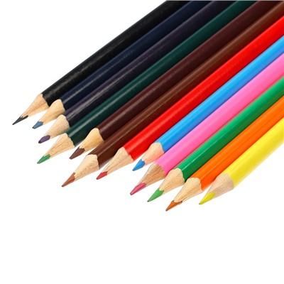 Цветные карандаши, 12 цветов, шестигранные, Трансформеры