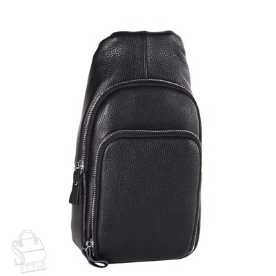Рюкзак мужской кожаный 5058G black S-Style