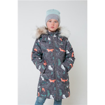 Пальто зимнее для девочки Crockid ВК 38067/н/3 ГР