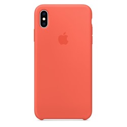 Силиконовый чехол для Айфон XS - Спелый нектарин (Nectarine)