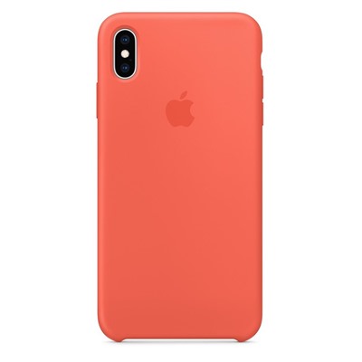 Силиконовый чехол для Айфон XS Max - Спелый нектарин (Nectarine)