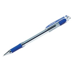 Ручка шариковая I-15, узел 0.7 мм, чернила синие, грип