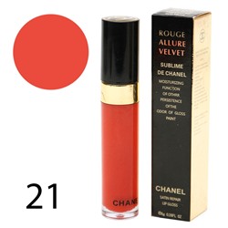 Блеск для губ Chanel Rouge Allure Velvet Sublime 8g №21 (1шт)