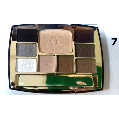 Тени с пудрой Chanel Travel Makeup Palette 33 гр.(матовые)