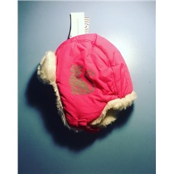 Теплая зимняя шапка-ушанка Reike цвет Pink