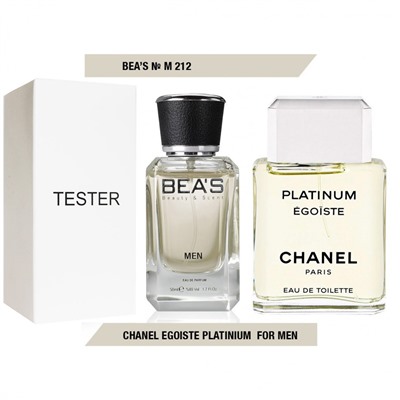 Тестер Beas Chanel Egoiste Platinum 50 ml арт. M 212 (без коробки)