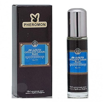 Духи с феромонами  Opulent Shaik Blue №77 for Men 10 ml (шариковые)