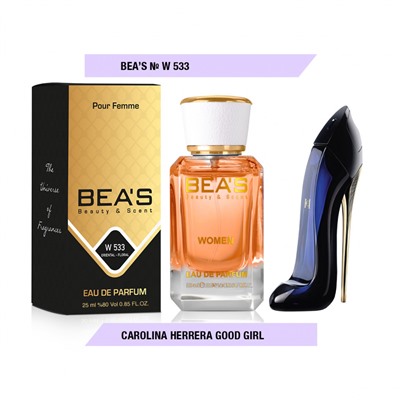 Женские духи   Парфюм Beas Carolina Herrera Good Girl 25 ml for women арт. W 533